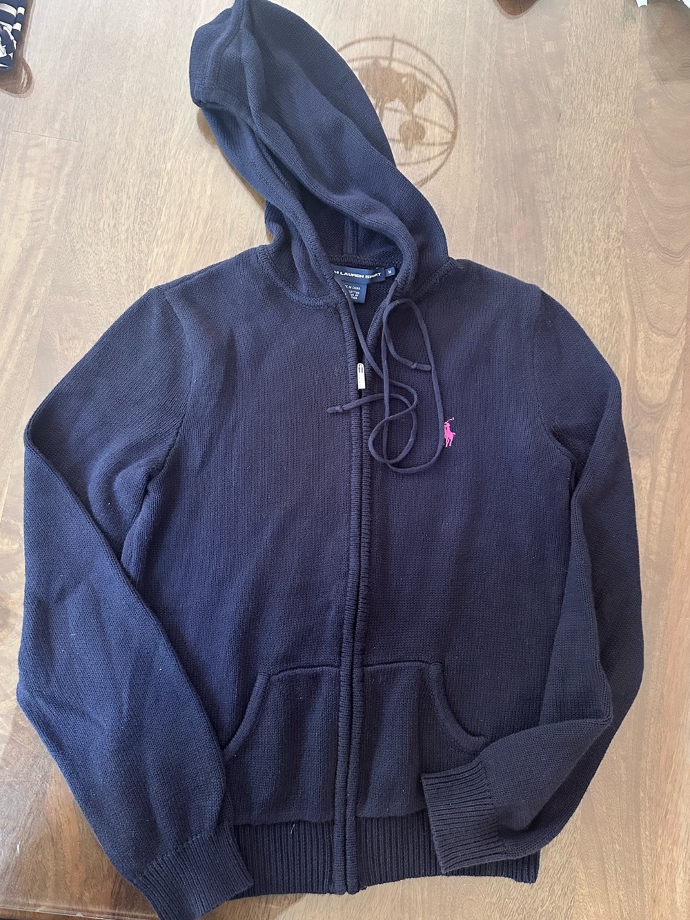 Ralph Lauren Black Navy Sweater 100% Cotton